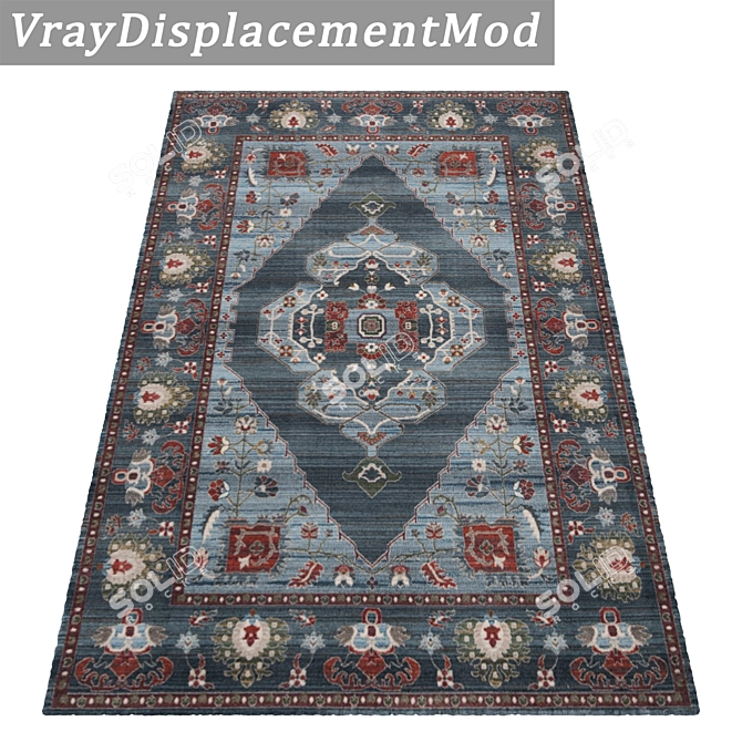 High-Quality Carpet Set 3D model image 3