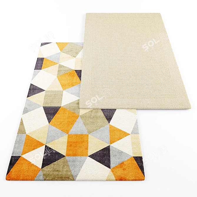 Modern Style Rug Collection 3D model image 3