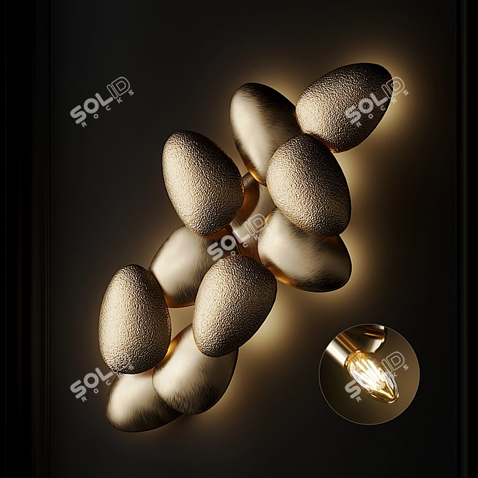 Conor Elegant Wall Sconce: Timeless Lighting Elegance 3D model image 1