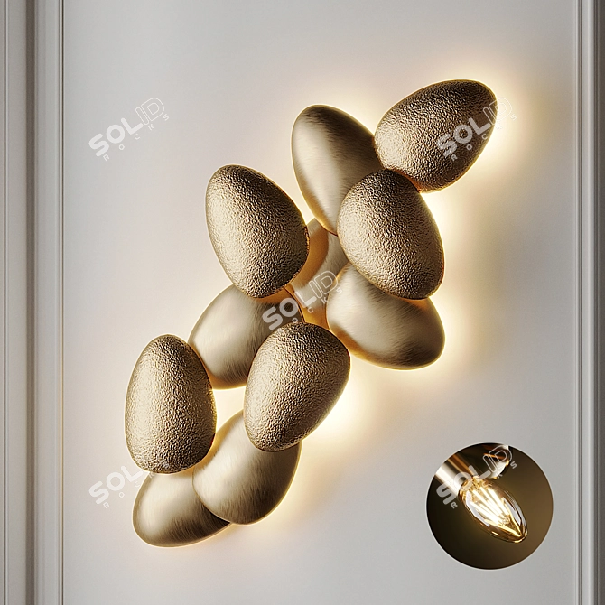 Conor Elegant Wall Sconce: Timeless Lighting Elegance 3D model image 2