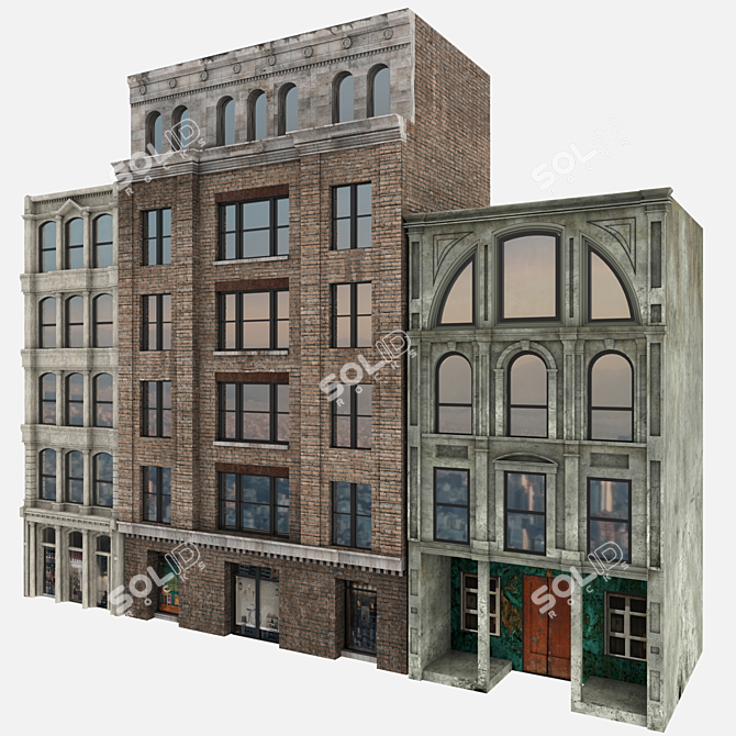 Modular Building Set 3D model image 2