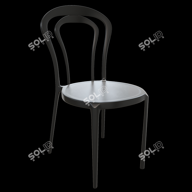 Elegant Caffe Chair - Calligaris 3D model image 1