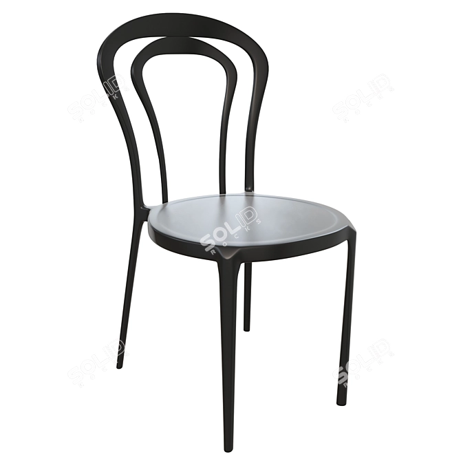 Elegant Caffe Chair - Calligaris 3D model image 2