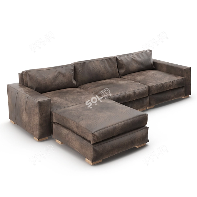  Luxe Maxwell Sofa: Timeless Elegance 3D model image 2