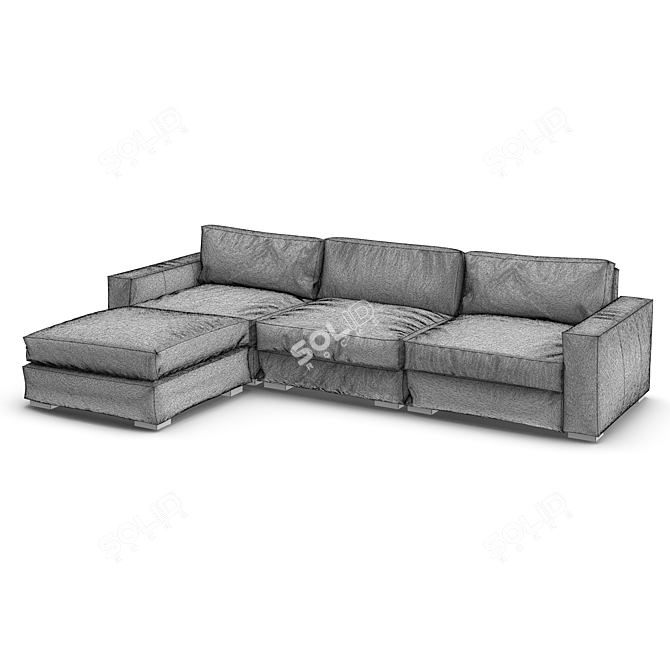  Luxe Maxwell Sofa: Timeless Elegance 3D model image 4