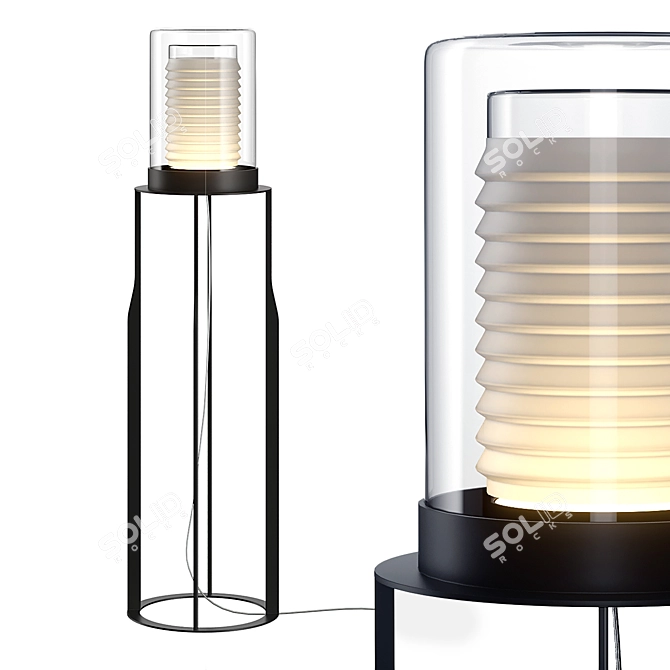 Elegant Fota 59113 Floor Lantern 3D model image 1