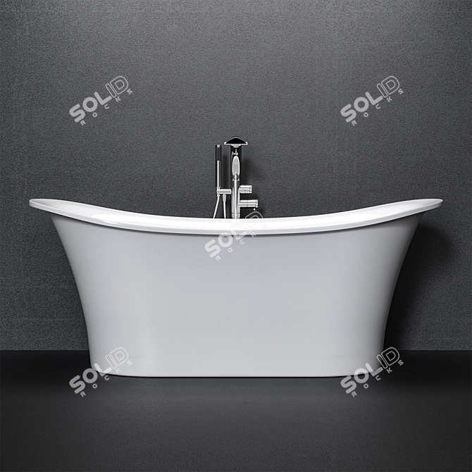 Luxurious Victoria + Albert Toulouse Bath 3D model image 2