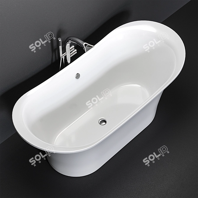 Luxurious Victoria + Albert Toulouse Bath 3D model image 3