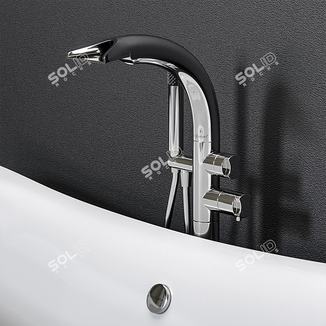 Luxurious Victoria + Albert Toulouse Bath 3D model image 4