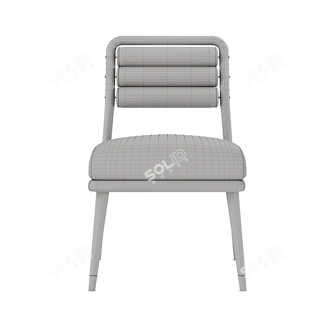 Elegant Lovano Dining Chair 3D model image 3