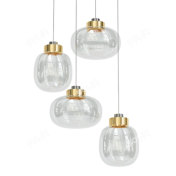 Modern Chandelier Collection 3D model image 4