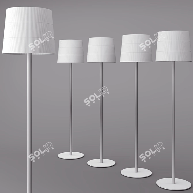 Aurora Sisters Floor Lamp 3D model image 2