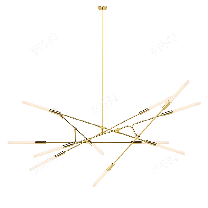 Contemporary Chandelier Collection 3D model image 3