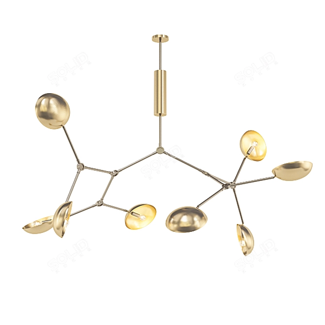 Contemporary Chandelier Collection 3D model image 5