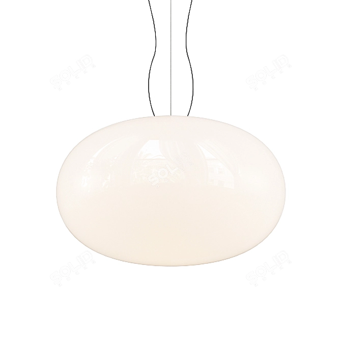 Modern Crystal Pendant Light Collection 3D model image 4