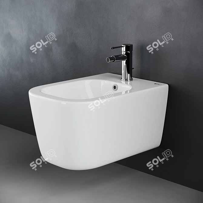 Ceramica Nova New Day Hanging Bidet CN3006 3D model image 5