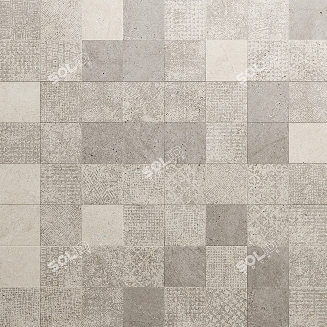 Porcelanosa Deco Durango Mosaic: Versatile Spanish Ceramic Tile 3D model image 3