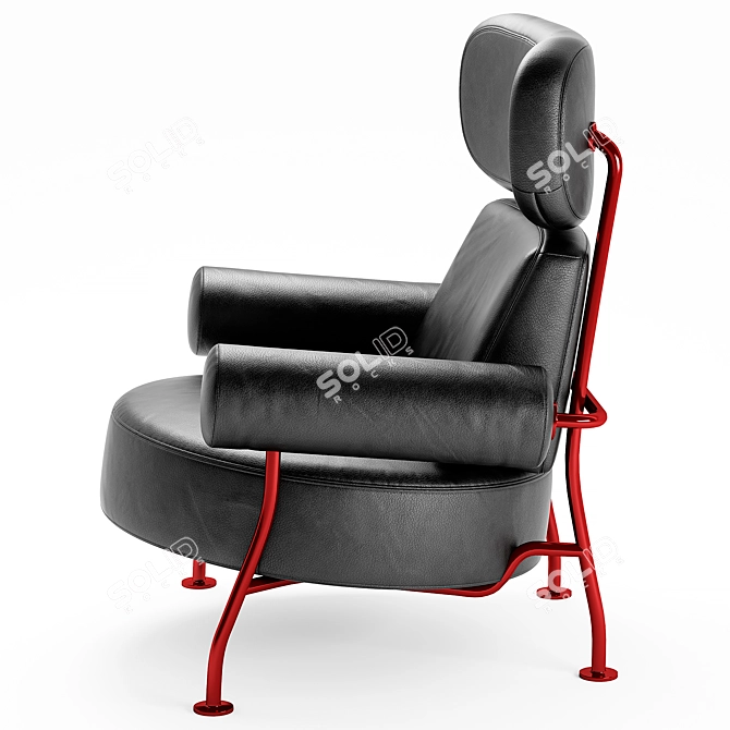 Elegant Ligne Roset Astair Armchair 3D model image 3