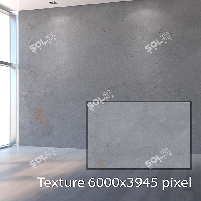 Title: Seamless Coarse Stucco Texture 3D model image 2