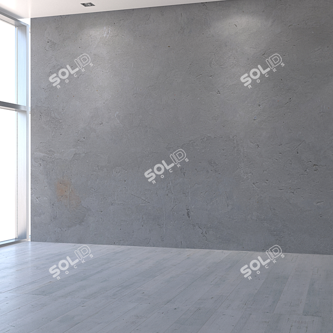 Title: Seamless Coarse Stucco Texture 3D model image 5