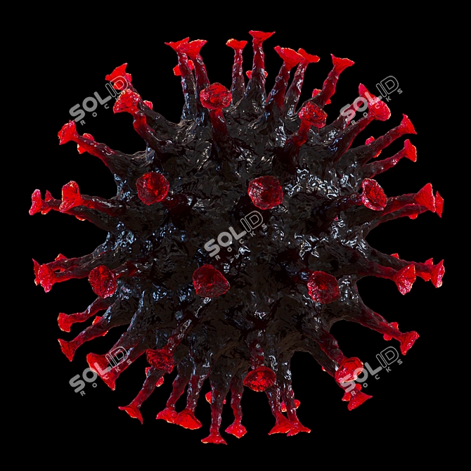 COVID-19 Corona Virus Model 3D model image 1