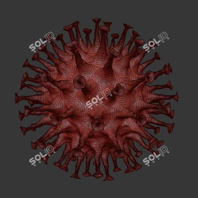 COVID-19 Corona Virus Model 3D model image 2