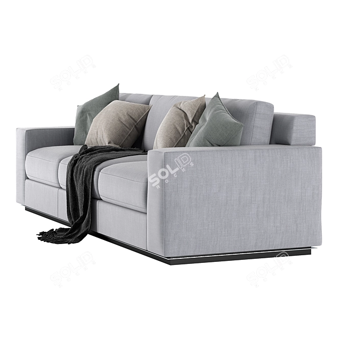 Luxury Arudin Sofa - Elegant Comfort 3D model image 3