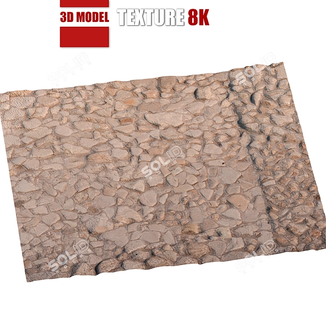 High-Quality Stone 3D Model 3D model image 1