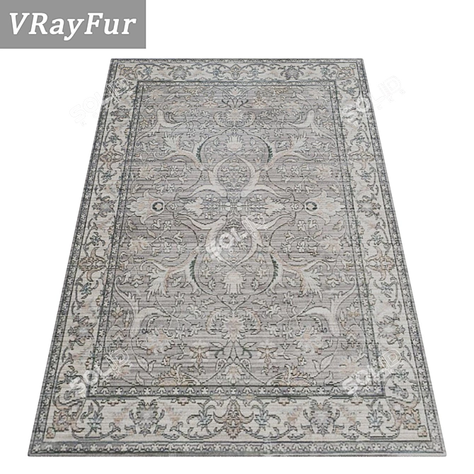 Luxury Carpet Set | High-Quality Textures | Multiple Variants 3D model image 2