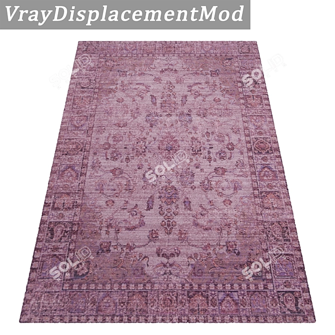 High Quality Carpet Set 3D model image 3