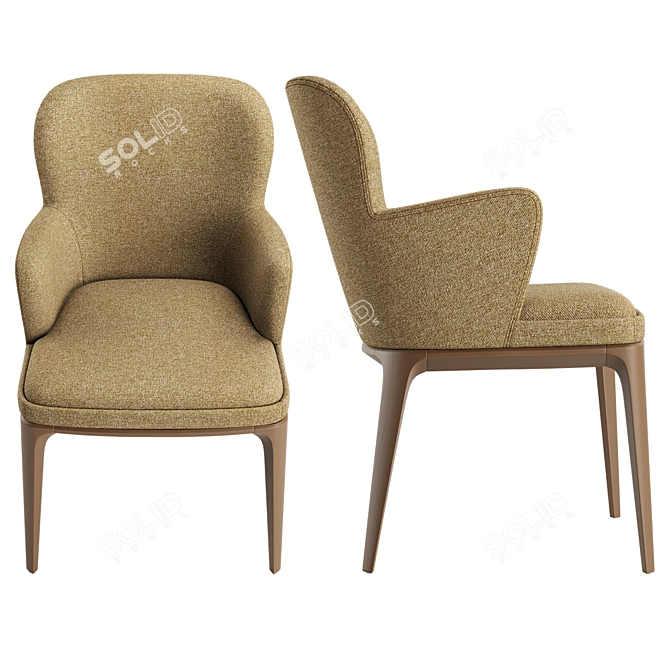 Elegant Idex M Chair 3D model image 2
