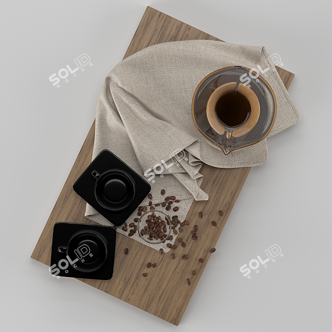 Sleek Chemex Type 1: Modern Elegance 3D model image 3