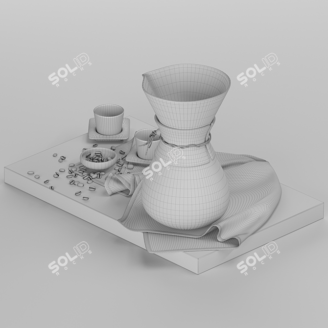 Sleek Chemex Type 1: Modern Elegance 3D model image 5