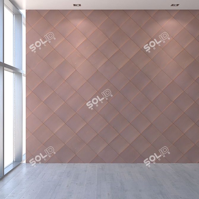 Seamless Copper Texture 3D model image 3