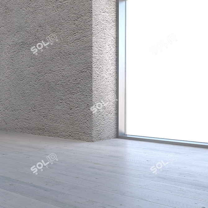 Seamless Rough Stucco Texture 3D model image 3