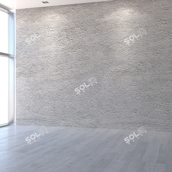 Seamless Rough Stucco Texture 3D model image 5