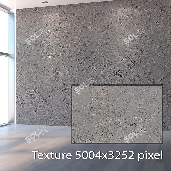 Seamless Concrete Texture Bundle 3D model image 2