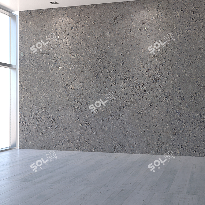 Seamless Concrete Texture Bundle 3D model image 5