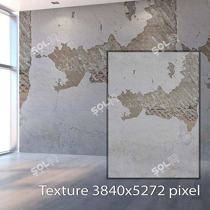 Seamless Wall Texture 3D model image 2