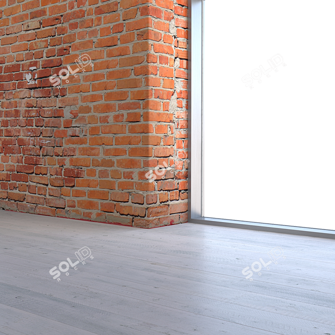 Title: Seamless Blocked Wall Texture 3D model image 3