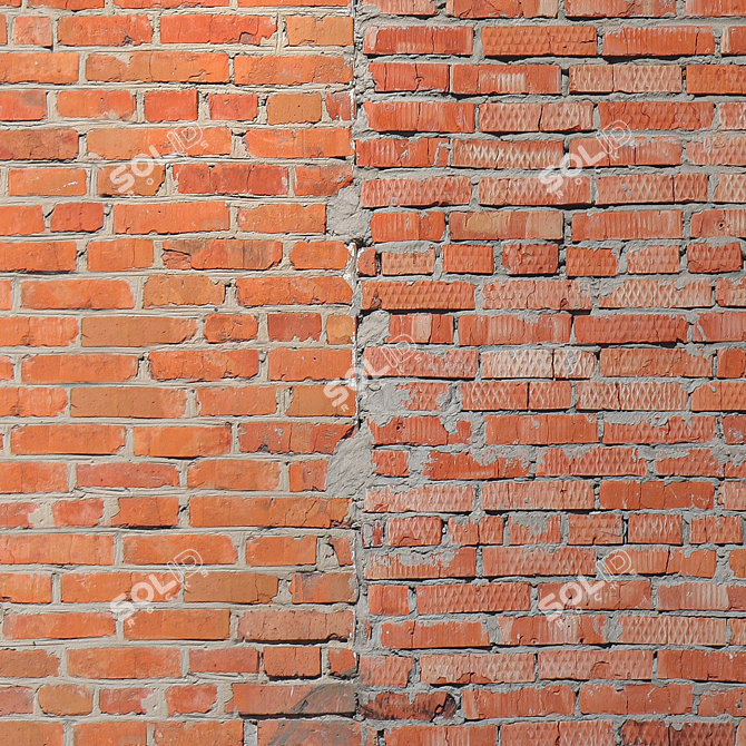 Title: Seamless Blocked Wall Texture 3D model image 4