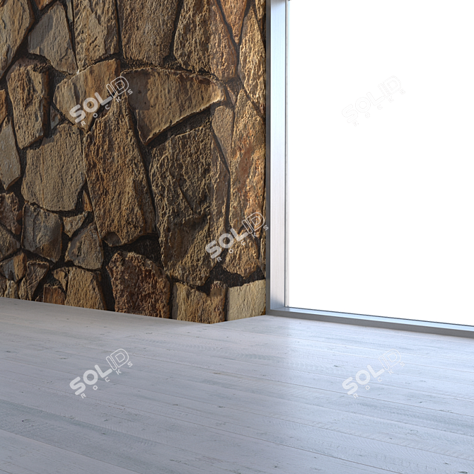 Seamless Natural Stone Texture 3D model image 3