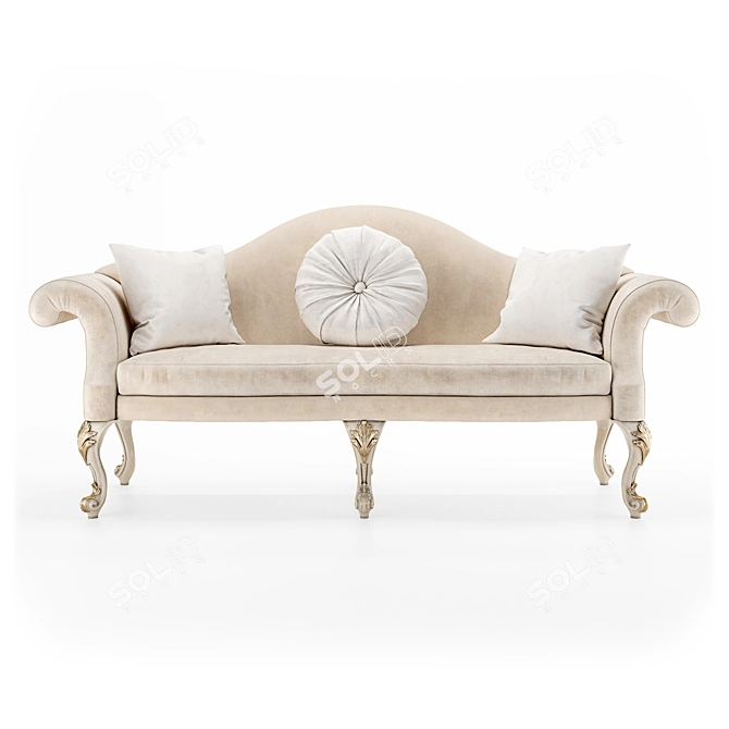 Handcrafted Sofa Josephine 3D model image 2