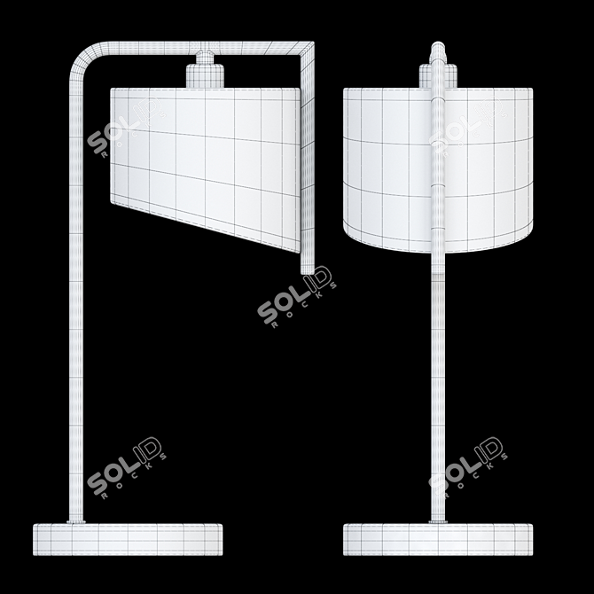 Elegant GANS TAB Table Lamp 3D model image 4