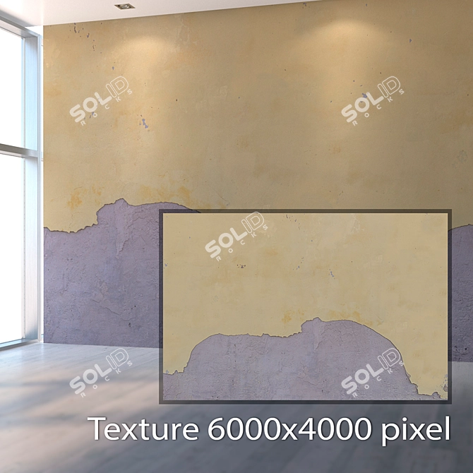 Seamless Stucco Texture Kit 3D model image 2