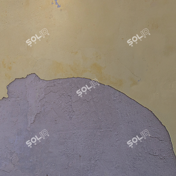 Seamless Stucco Texture Kit 3D model image 4