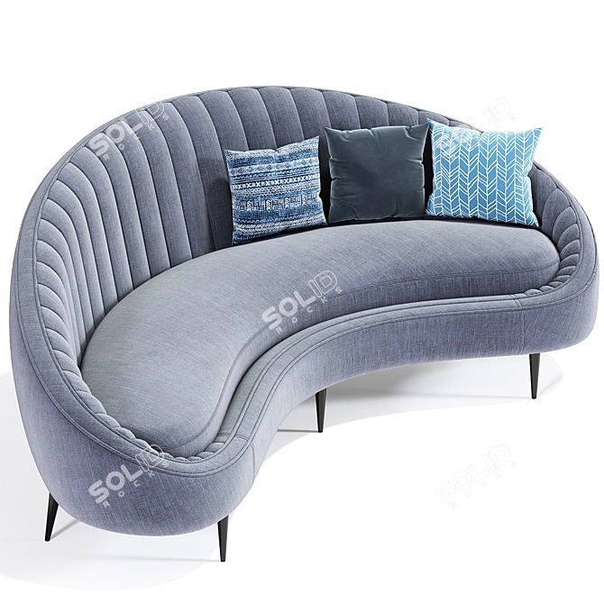 Elevate Your Space with Ether Peddler Sofa 3D model image 2