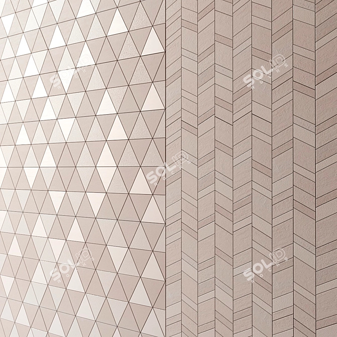 Mek Wall Mosaic: Stylish and Versatile 3D model image 4