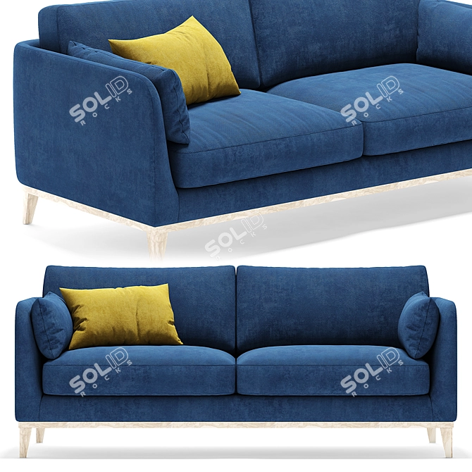 Elegance Redefined: Novak Sofa 3D model image 1