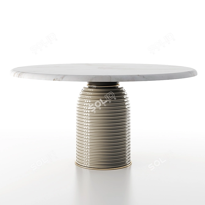 Gordon Dining Table: Luxurious & Functional 3D model image 1